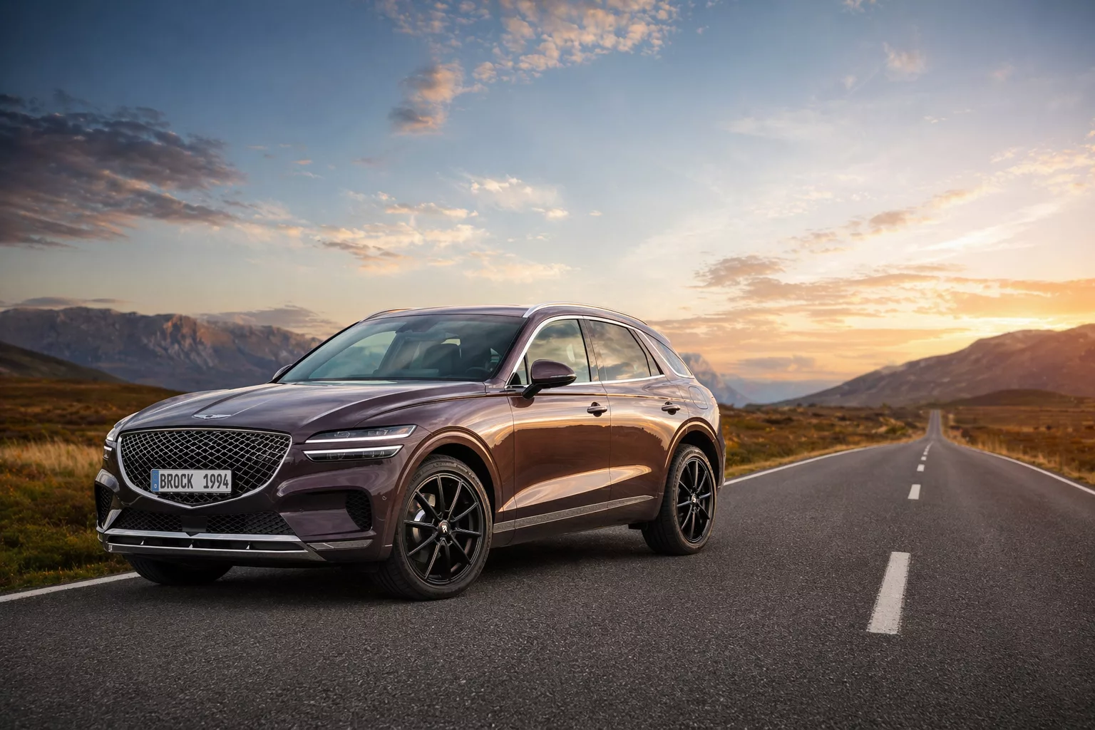 Genesis eGV70 RC-Design RC32 Schwarz Matt Felgen / Black Matt Wheels Front