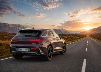 Genesis eGV70 RC-Design RC32 Schwarz Matt Felgen / Black Matt Wheels Back